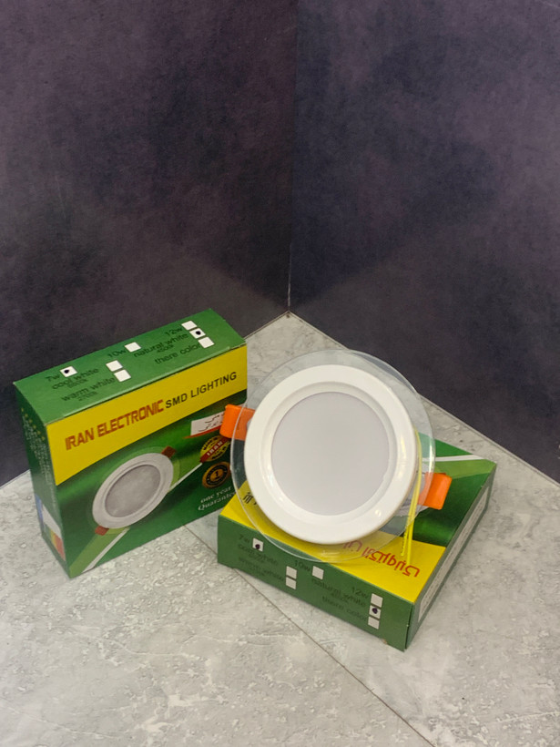 پنل ۷ وات ال ای دی دور شیشه ای